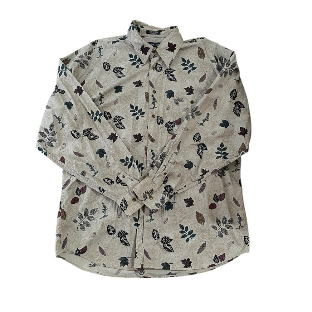 Floral Patterned Casual Button Down Shirt
